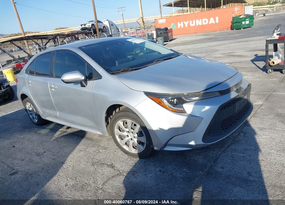 2020 TOYOTA COROLLA LE VIN: JTDEPRAE1LJ092749