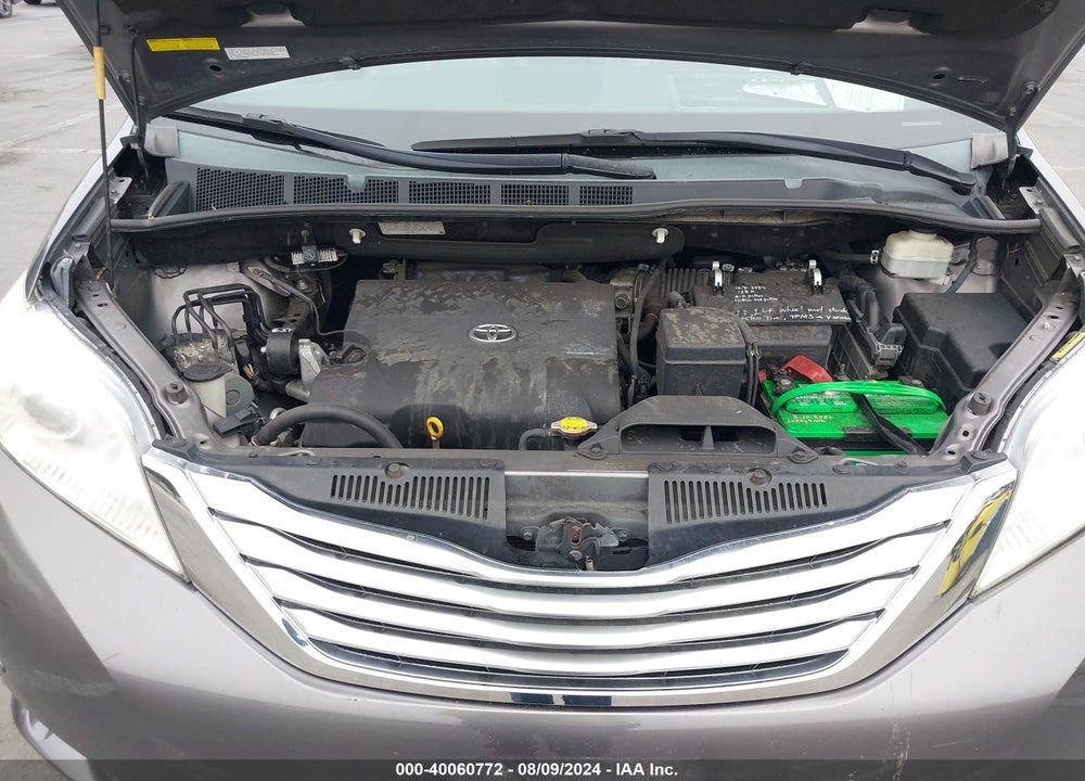 2012 TOYOTA SIENNA LIMITED 7 PASSENGER VIN: 5TDDK3DC5CS031506