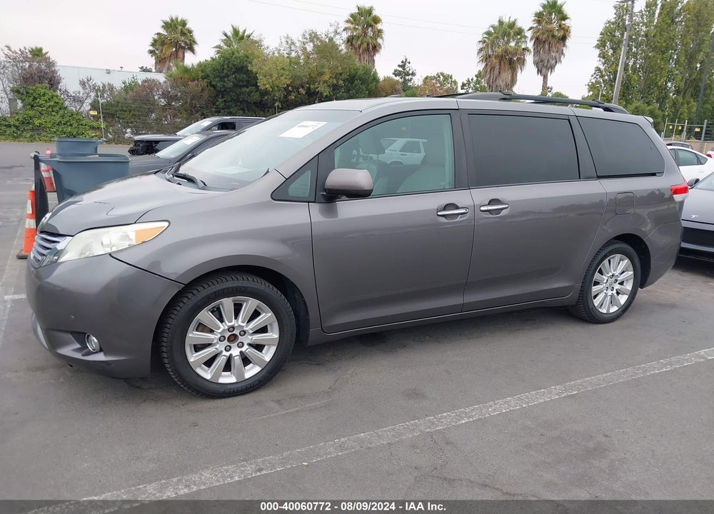 2012 TOYOTA SIENNA LIMITED 7 PASSENGER VIN: 5TDDK3DC5CS031506