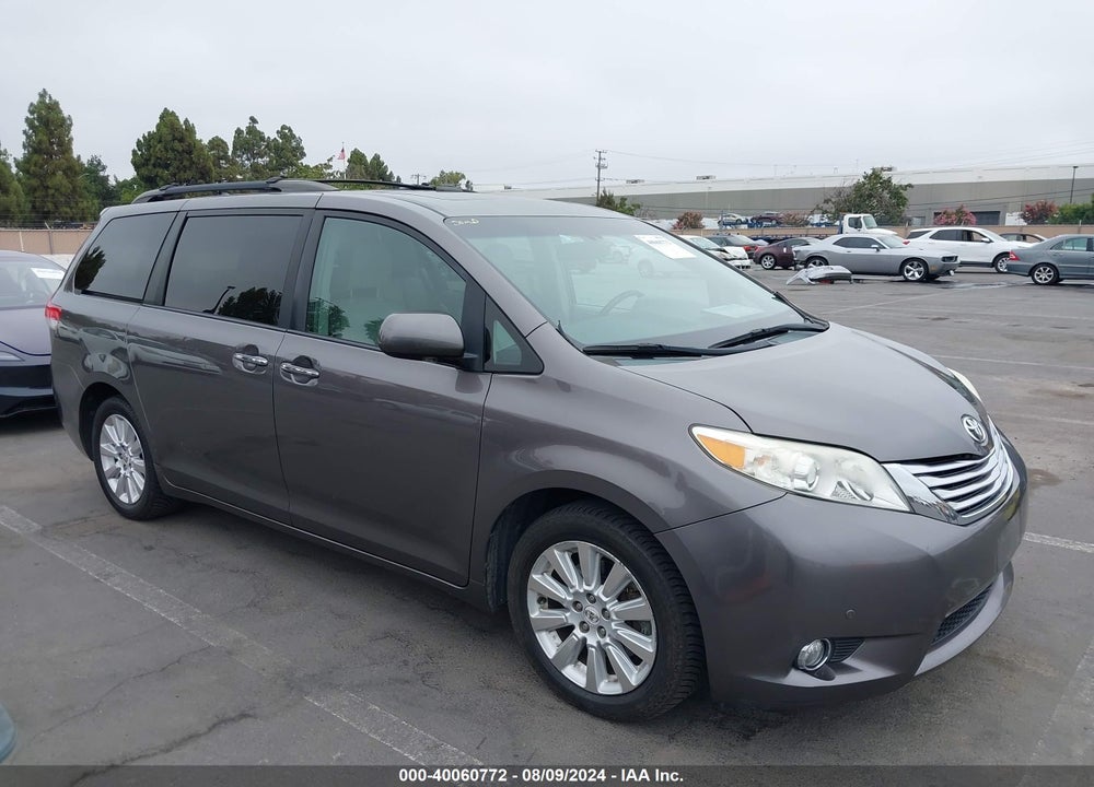 2012 TOYOTA SIENNA LIMITED 7 PASSENGER VIN: 5TDDK3DC5CS031506