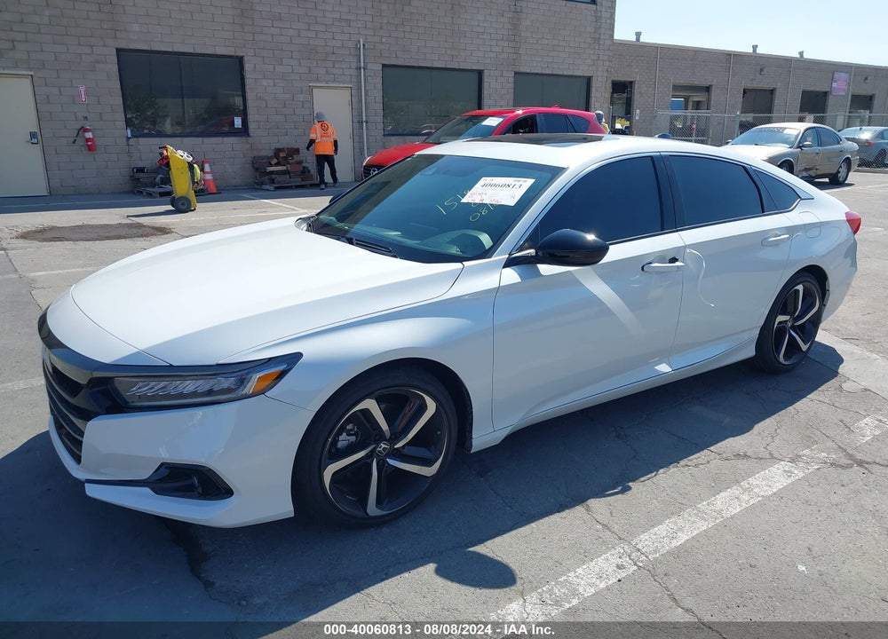 2022 HONDA ACCORD SPORT 2.0T VIN: 1HGCV2F37NA023869