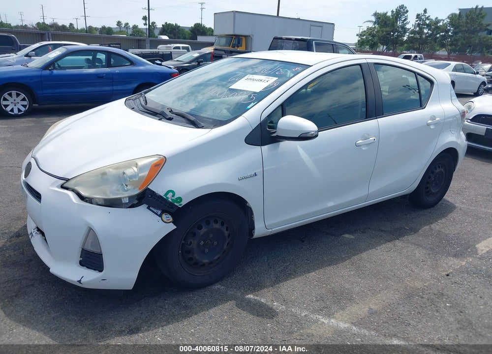 2012 TOYOTA PRIUS C ONE VIN: JTDKDTB30C1505251