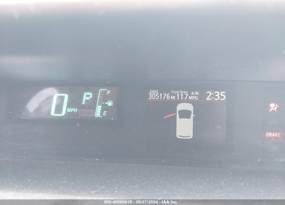 2012 TOYOTA PRIUS C ONE VIN: JTDKDTB30C1505251