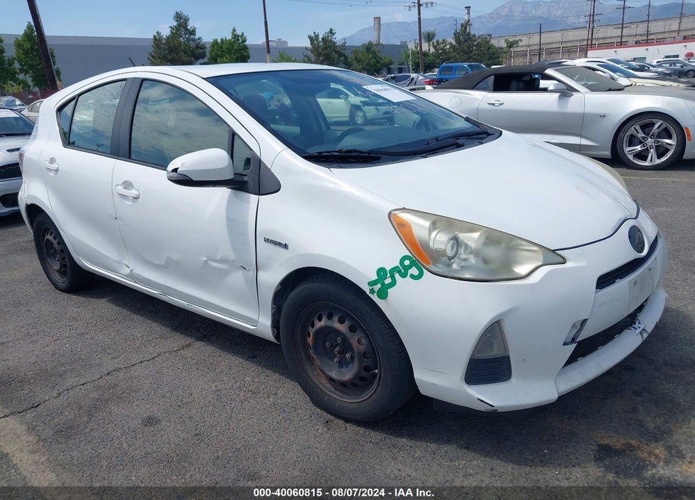 2012 TOYOTA PRIUS C ONE VIN: JTDKDTB30C1505251