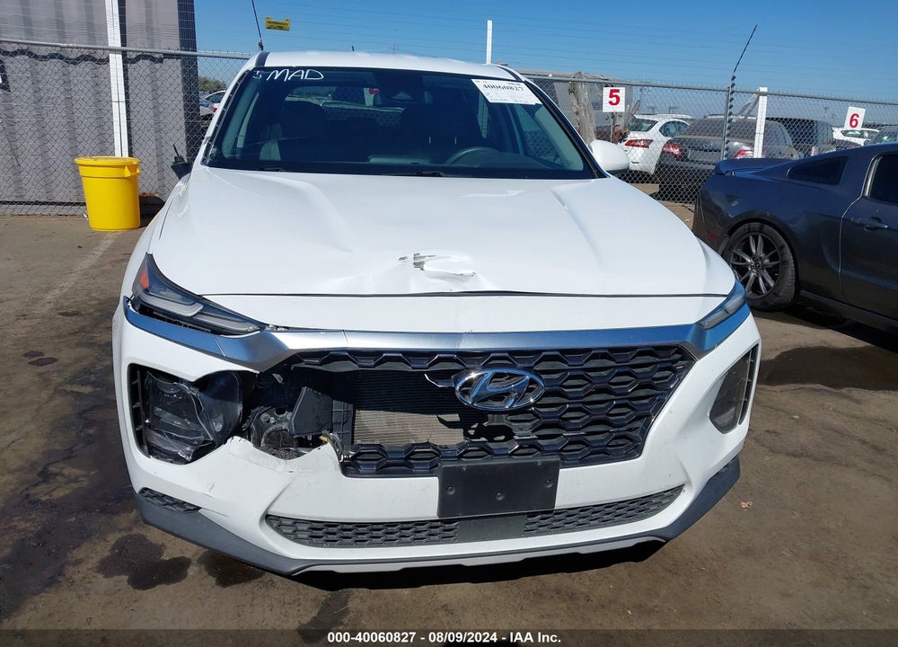 2019 HYUNDAI SANTA FE SE VIN: 5NMS2CAD5KH078119