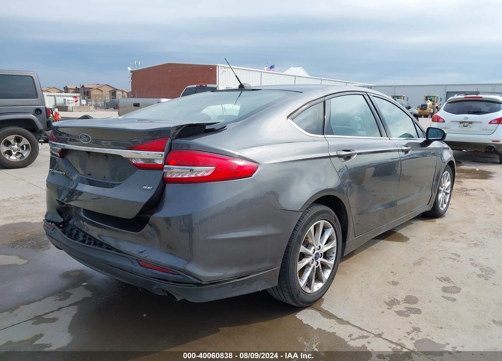 2017 FORD FUSION SE VIN: 3FA6P0H71HR142737