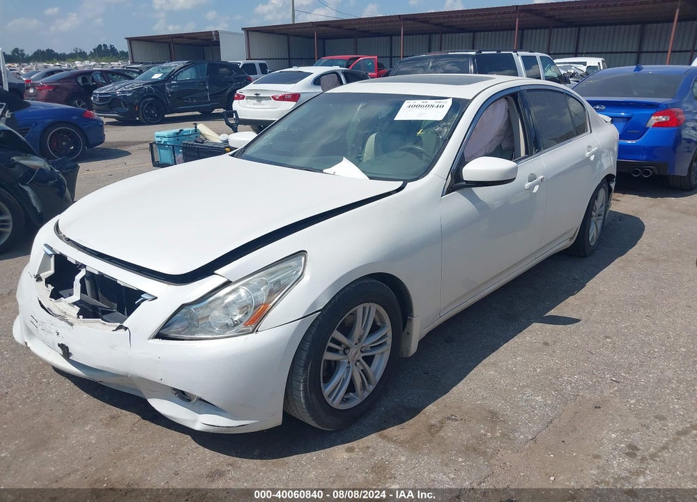 2012 INFINITI G37 JOURNEY VIN: JN1CV6AP8CM629566