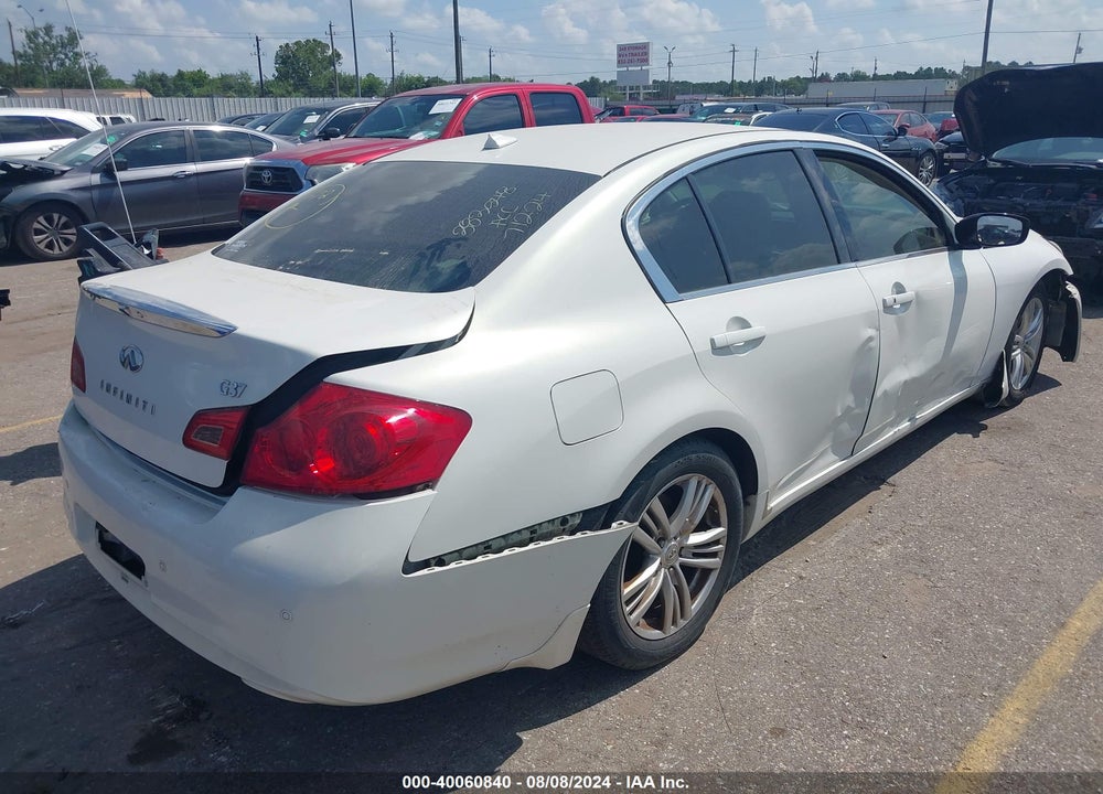 2012 INFINITI G37 JOURNEY VIN: JN1CV6AP8CM629566