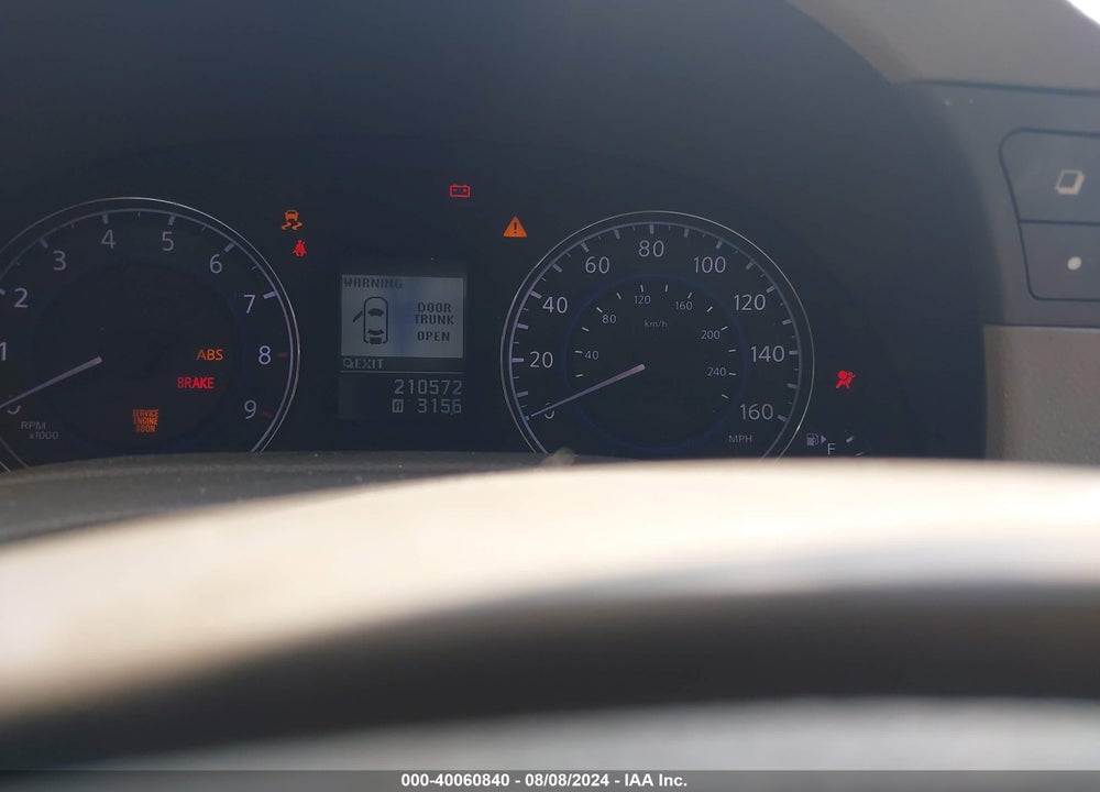 2012 INFINITI G37 JOURNEY VIN: JN1CV6AP8CM629566