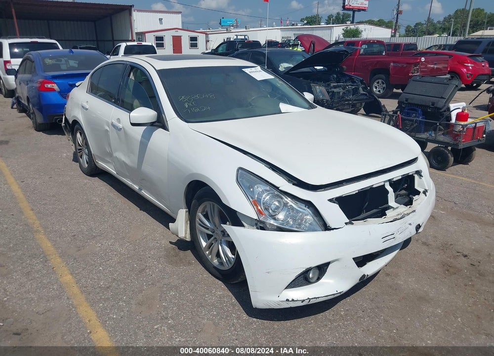2012 INFINITI G37 JOURNEY VIN: JN1CV6AP8CM629566