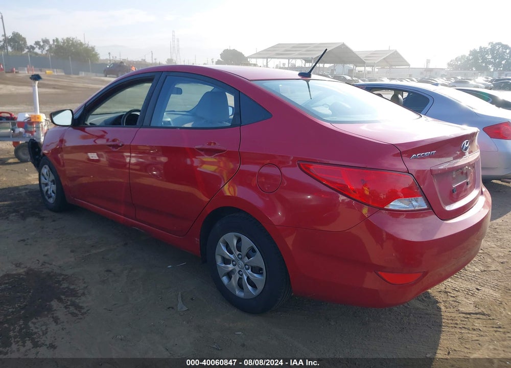 2016 HYUNDAI ACCENT SE VIN: KMHCT4AE9GU071542