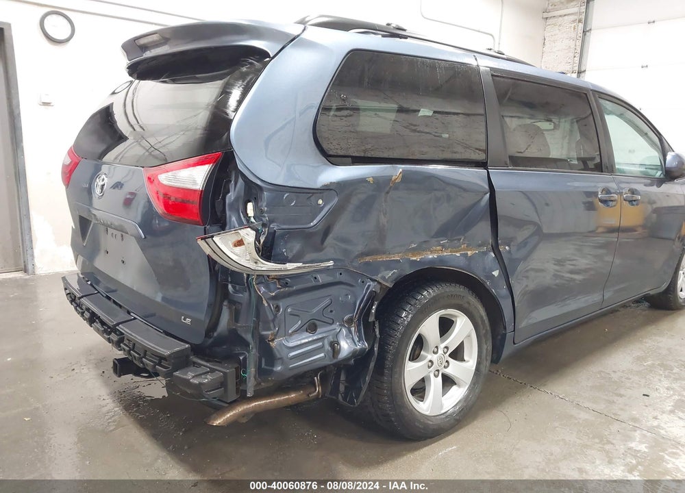 2016 TOYOTA SIENNA LE 8 PASSENGER VIN: 5TDKK3DC9GS692677