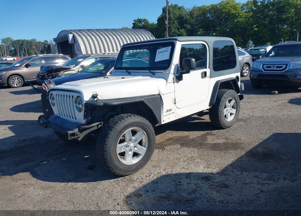 2003 JEEP WRANGLER X VIN: 1J4FA39S63P317672