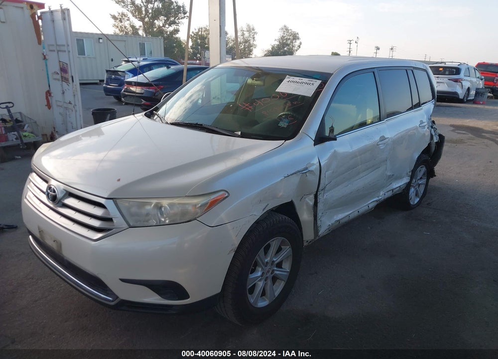 2012 TOYOTA HIGHLANDER VIN: 5TDZA3EH7CS025497