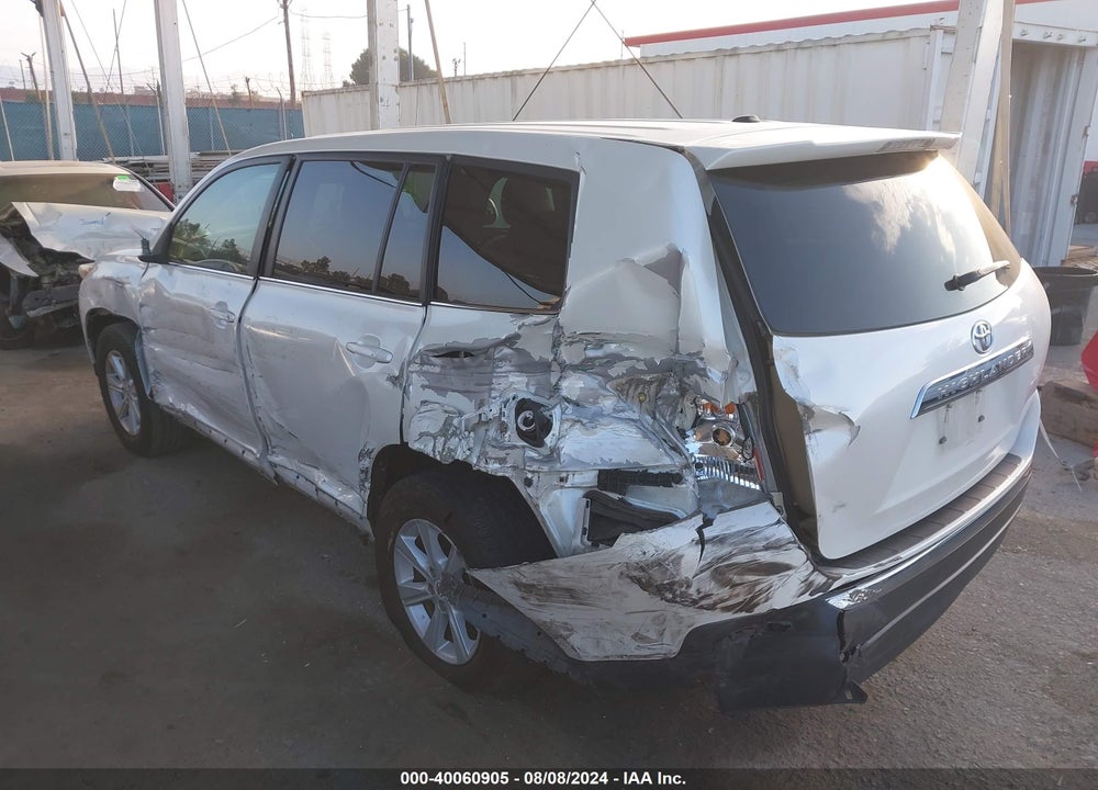 2012 TOYOTA HIGHLANDER VIN: 5TDZA3EH7CS025497