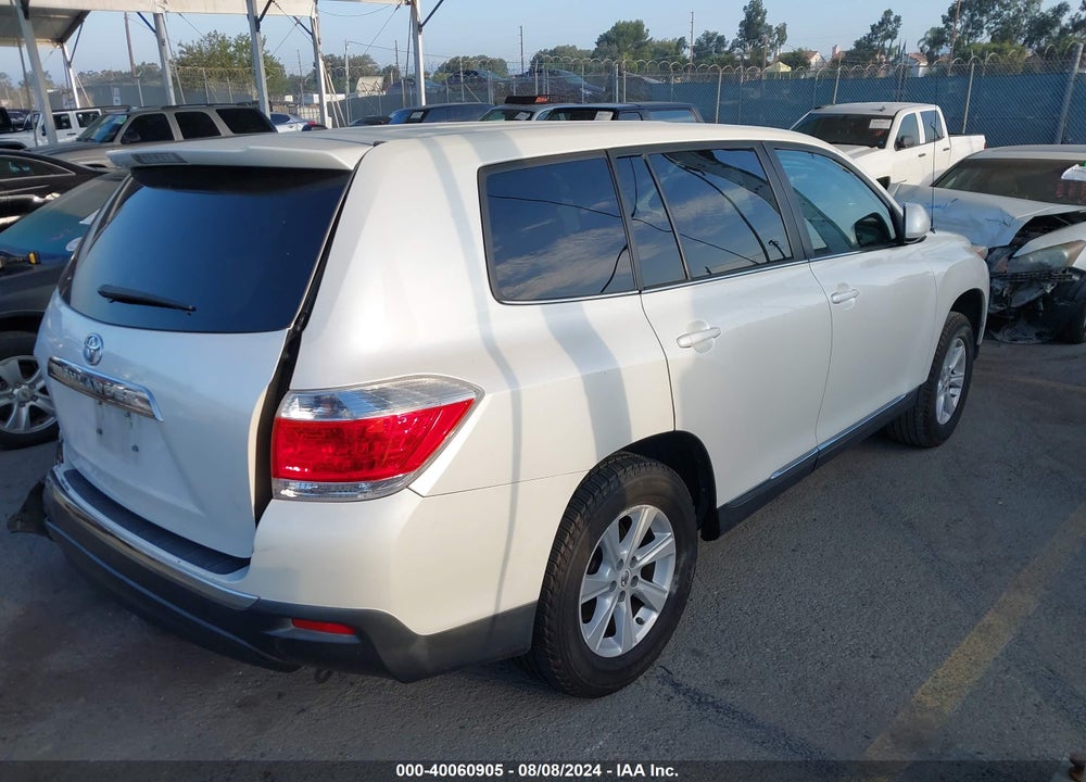 2012 TOYOTA HIGHLANDER VIN: 5TDZA3EH7CS025497