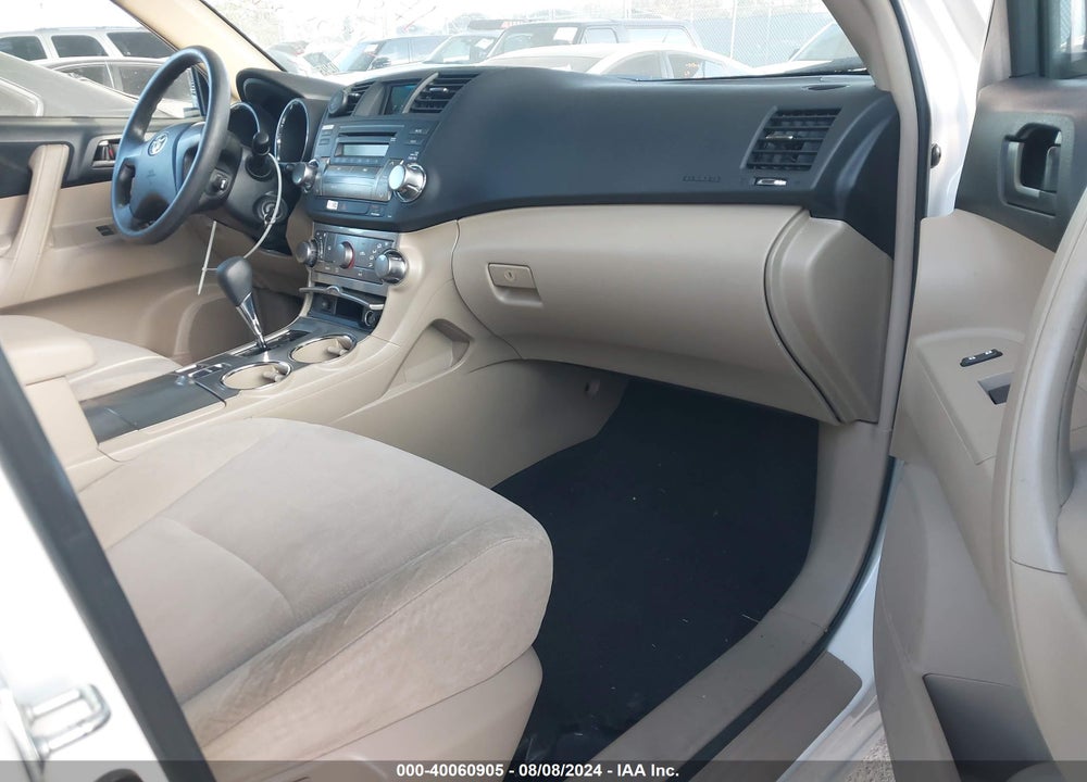 2012 TOYOTA HIGHLANDER VIN: 5TDZA3EH7CS025497