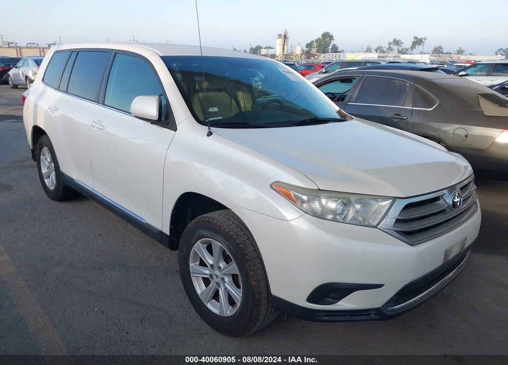 2012 TOYOTA HIGHLANDER VIN: 5TDZA3EH7CS025497