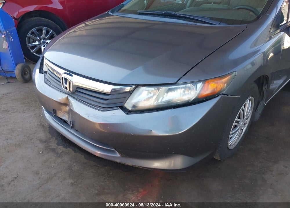 2012 HONDA CIVIC LX VIN: 2HGFB2F57CH302339
