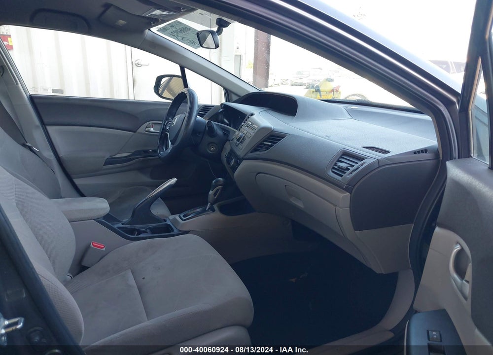 2012 HONDA CIVIC LX VIN: 2HGFB2F57CH302339