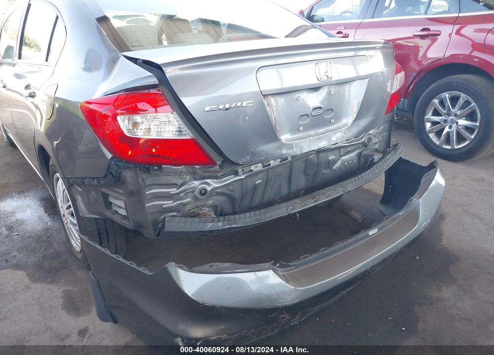 2012 HONDA CIVIC LX VIN: 2HGFB2F57CH302339