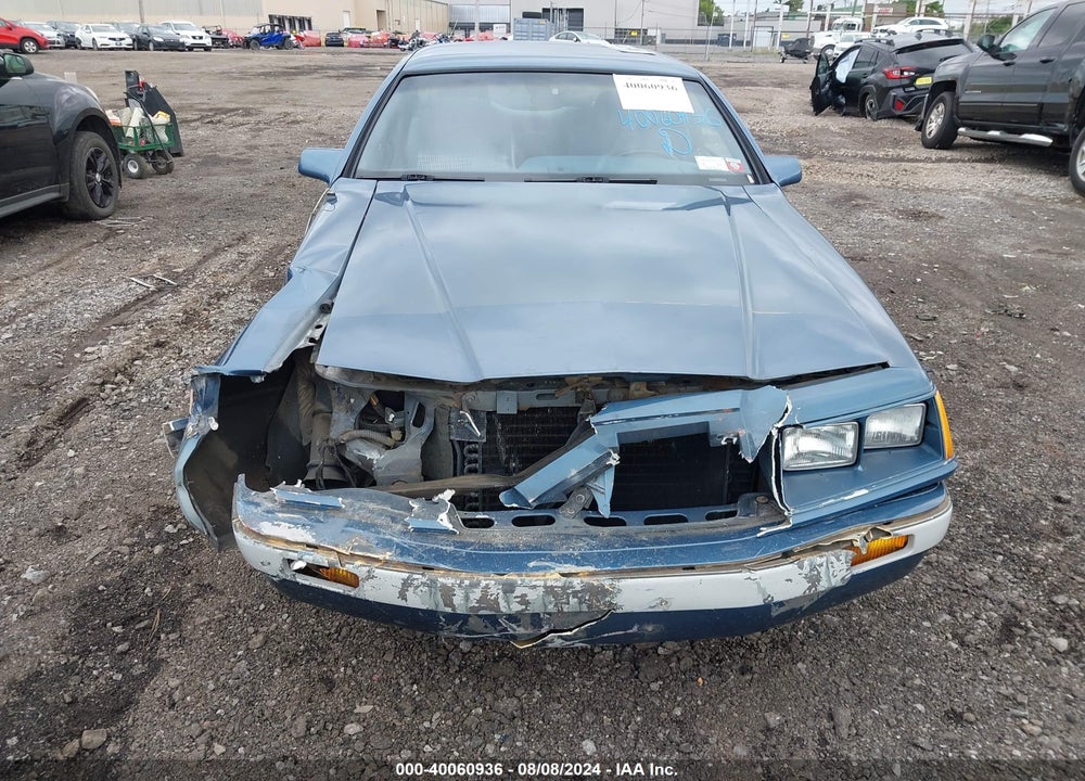 1985 FORD THUNDERBIRD VIN: 1FABP46FXFH169997
