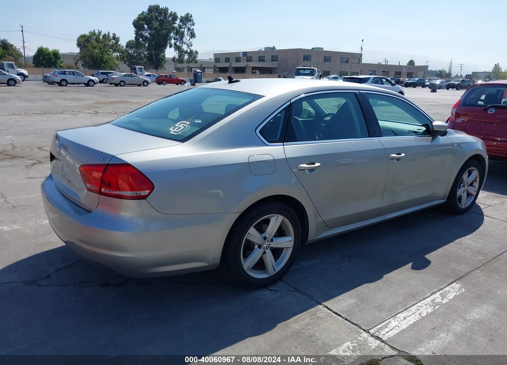 2014 VOLKSWAGEN PASSAT 1.8T WOLFSBURG EDITION VIN: 1VWAT7A33EC057499