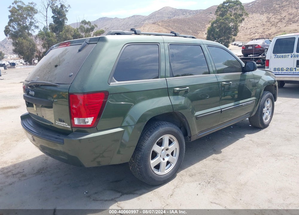2008 JEEP GRAND CHEROKEE LAREDO VIN: 1J8GR48KX8C228348
