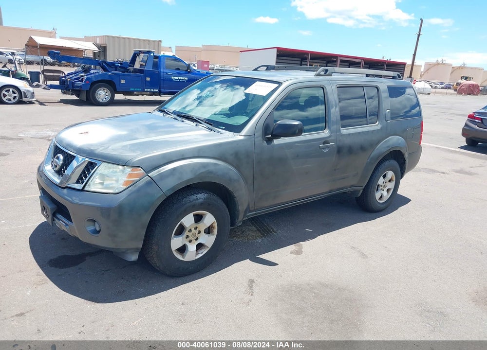 2009 NISSAN PATHFINDER S VIN: 5N1AR18U59C618557