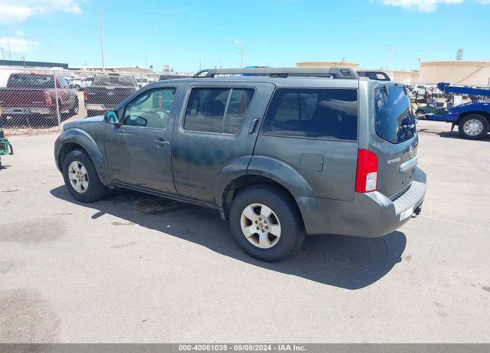 2009 NISSAN PATHFINDER S VIN: 5N1AR18U59C618557