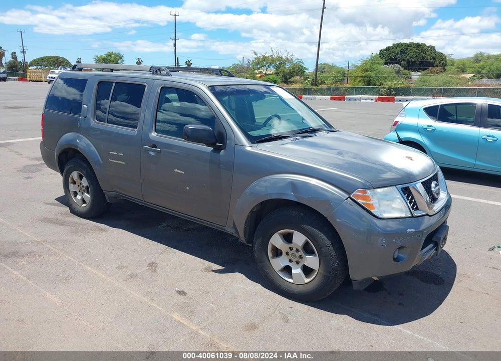 2009 NISSAN PATHFINDER S VIN: 5N1AR18U59C618557