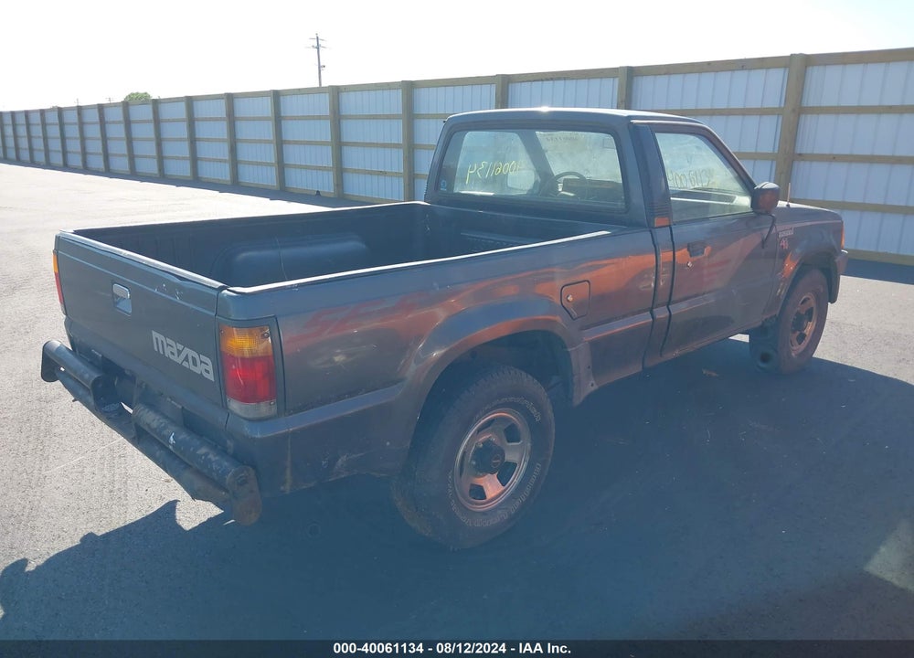 1989 MAZDA B2600 SHORT BODY VIN: JM2UF4147K0794227