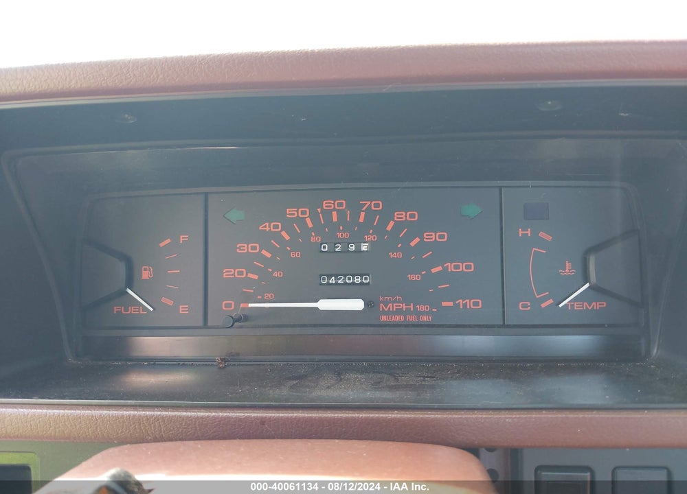 1989 MAZDA B2600 SHORT BODY VIN: JM2UF4147K0794227