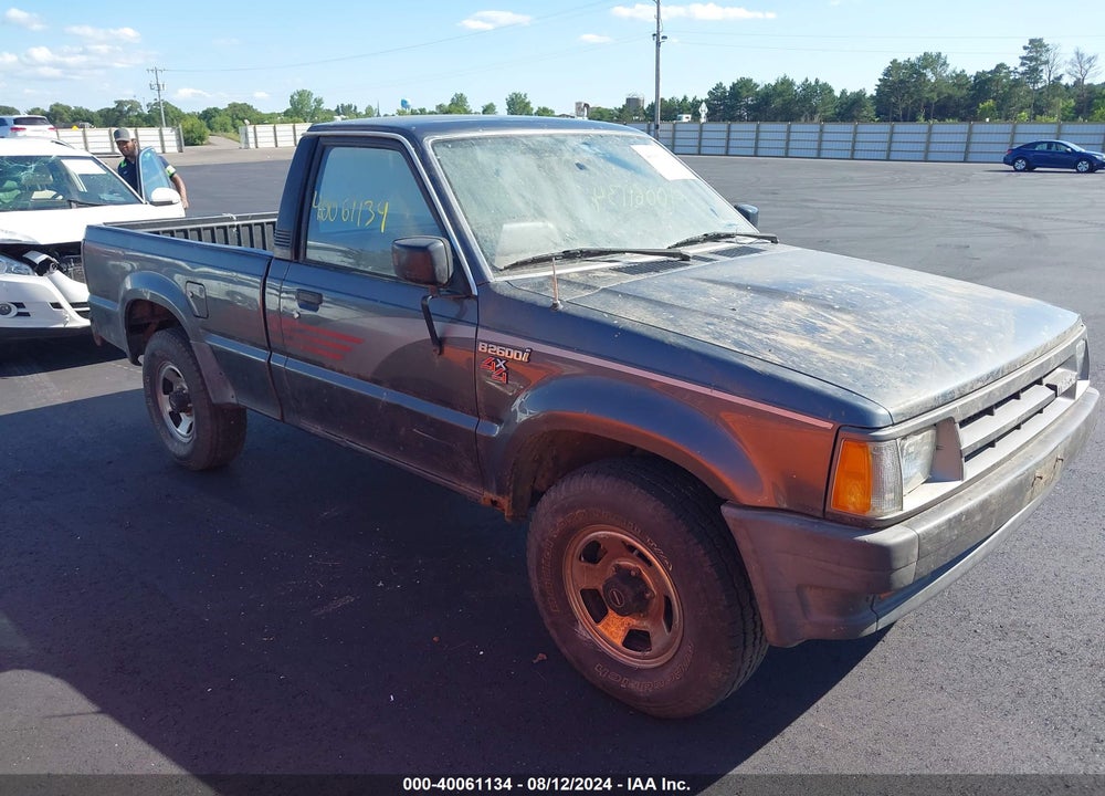 1989 MAZDA B2600 SHORT BODY VIN: JM2UF4147K0794227