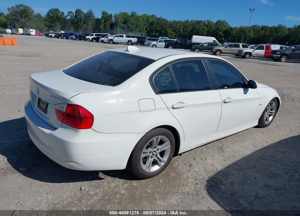 2008 BMW 328I VIN: WBAVA37548NL17992