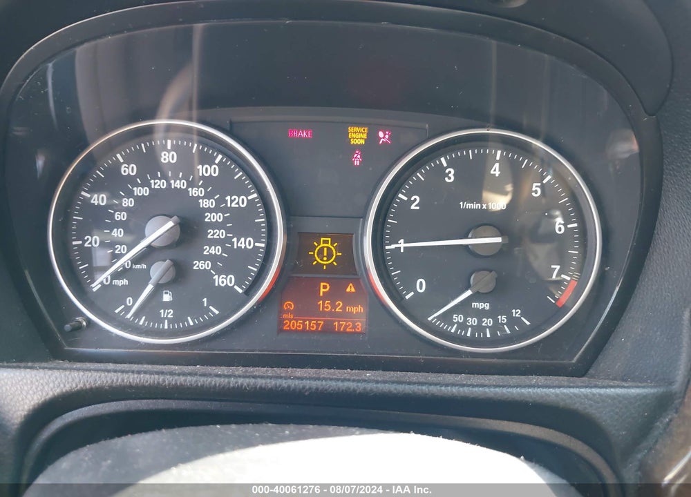 2008 BMW 328I VIN: WBAVA37548NL17992