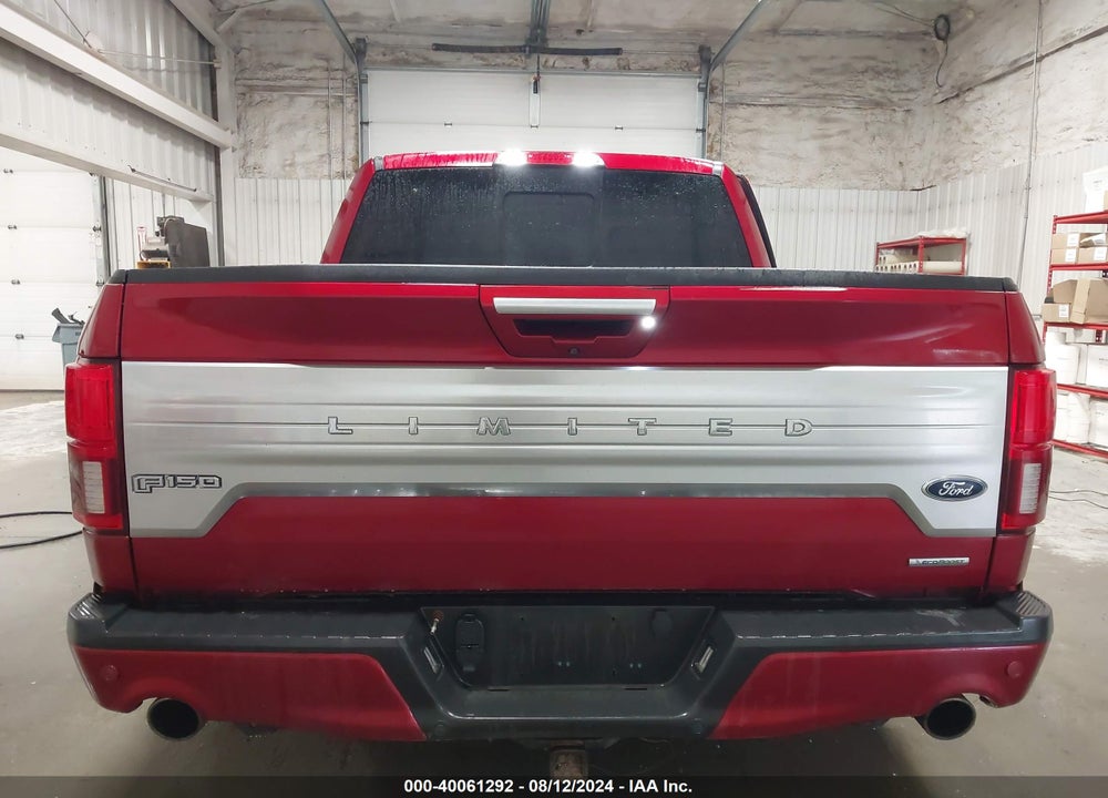 2019 FORD F-150 LIMITED VIN: 1FTEW1EG9KFA18920