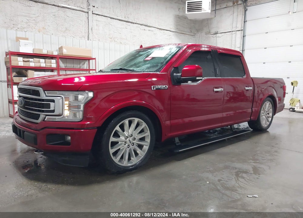 2019 FORD F-150 LIMITED VIN: 1FTEW1EG9KFA18920