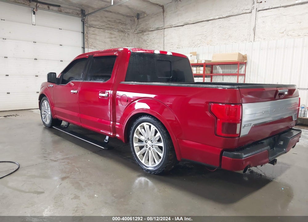 2019 FORD F-150 LIMITED VIN: 1FTEW1EG9KFA18920