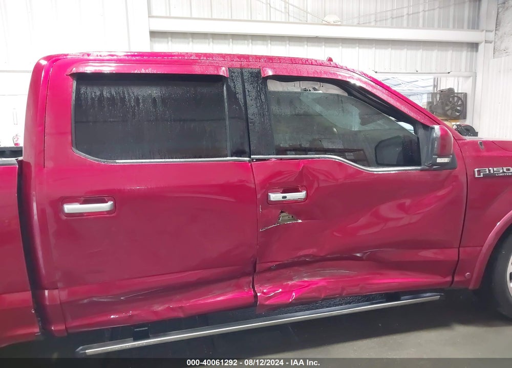 2019 FORD F-150 LIMITED VIN: 1FTEW1EG9KFA18920