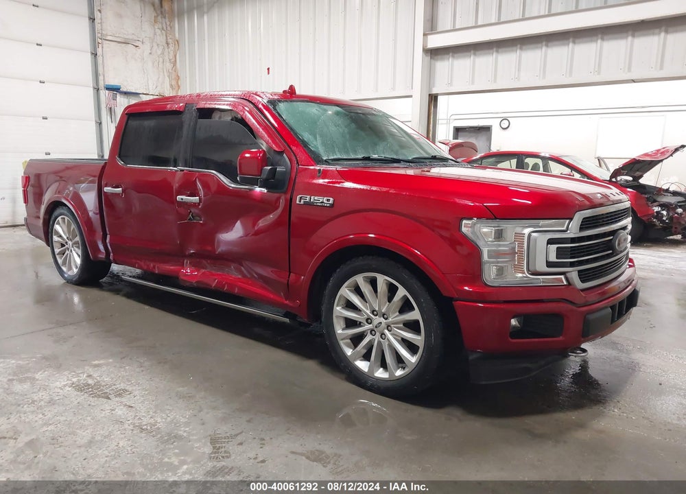 2019 FORD F-150 LIMITED VIN: 1FTEW1EG9KFA18920