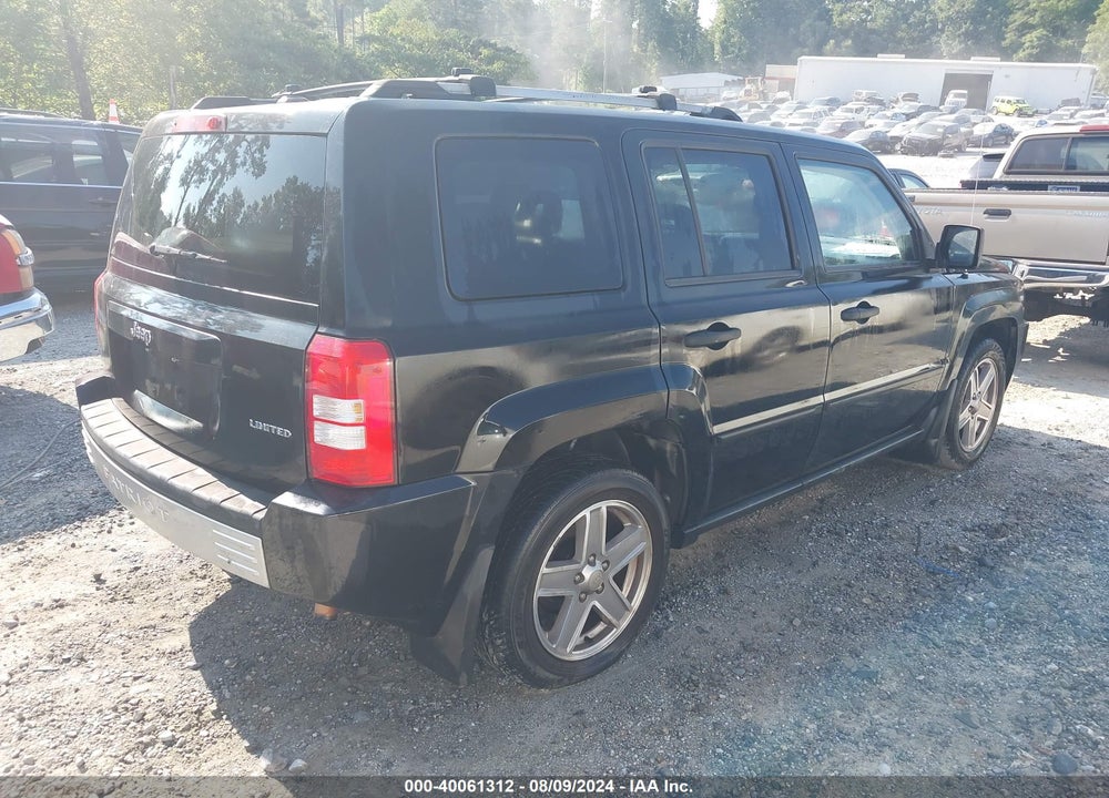 2007 JEEP PATRIOT LIMITED VIN: 1J8FT48W67D398795