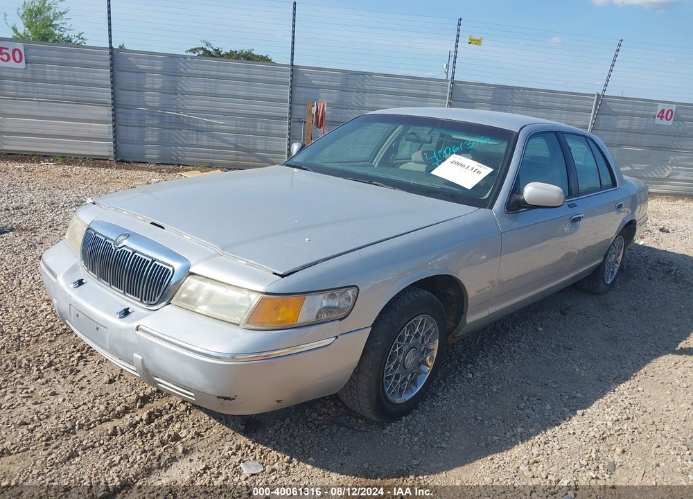 1998 MERCURY GRAND MARQUIS VIN: 2MEFM74W7WX616289