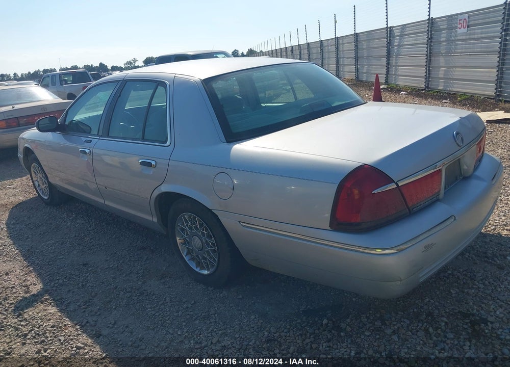 1998 MERCURY GRAND MARQUIS VIN: 2MEFM74W7WX616289