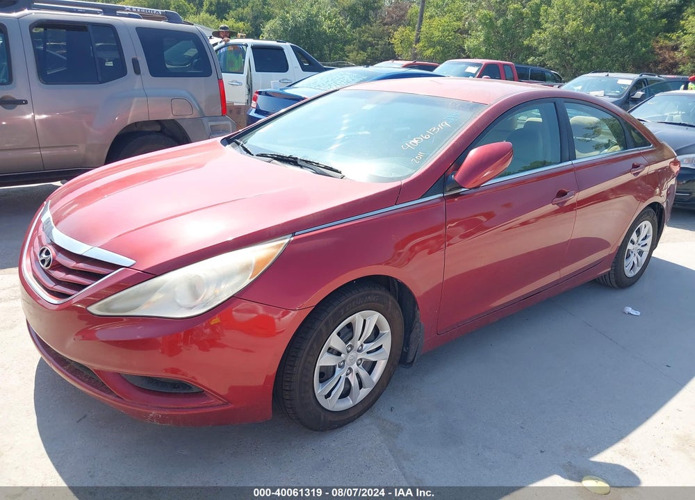 2011 HYUNDAI SONATA GLS VIN: 5NPEB4ACXBH143916