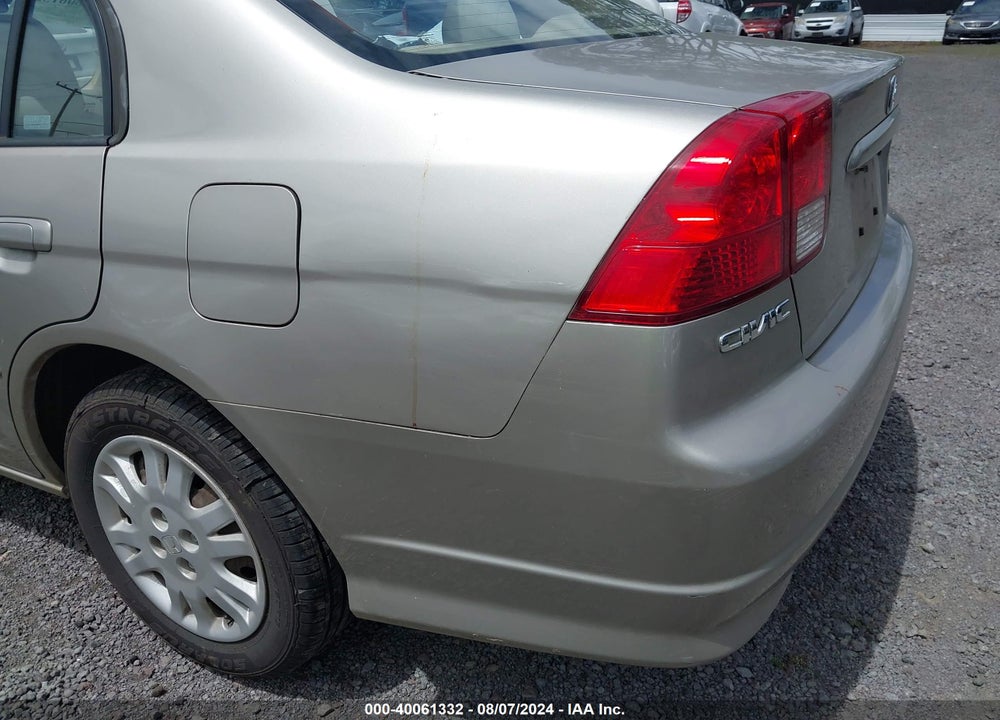 2005 HONDA CIVIC LX VIN: 2HGES16565H599242