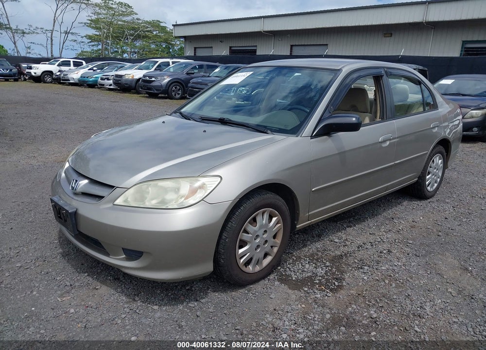 2005 HONDA CIVIC LX VIN: 2HGES16565H599242