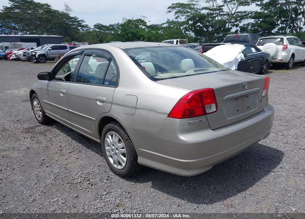 2005 HONDA CIVIC LX VIN: 2HGES16565H599242