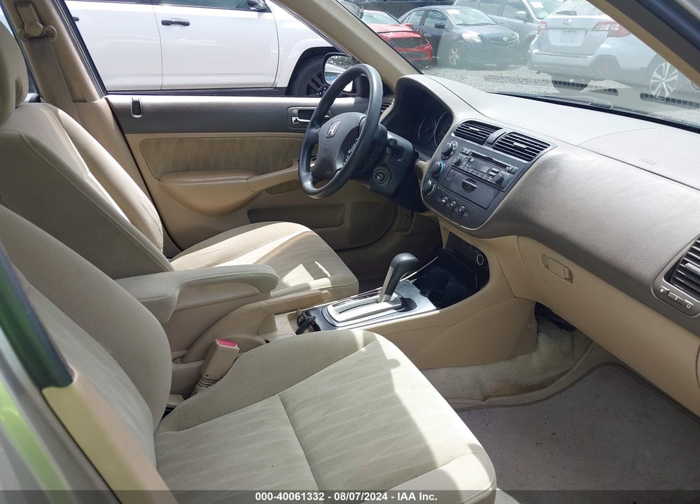 2005 HONDA CIVIC LX VIN: 2HGES16565H599242