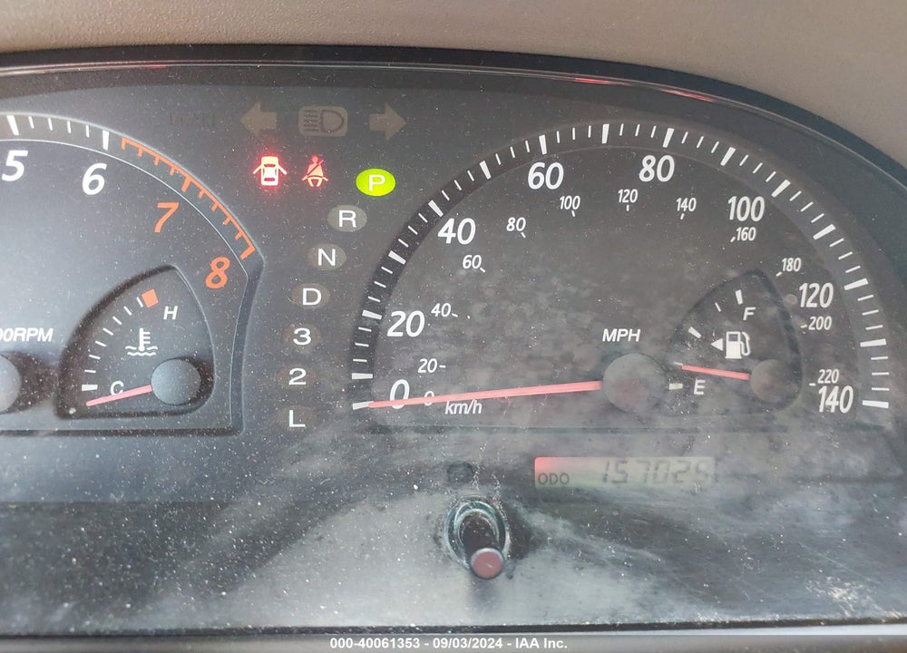 2003 TOYOTA CAMRY XLE V6 VIN: 4T1BF30K53U564195
